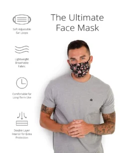 Fydelity Paint Splatter White Face Mask V2