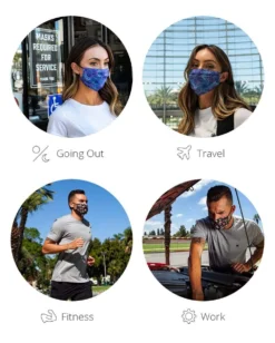 Fydelity Masks & Bandanas Galaxy Face Mask