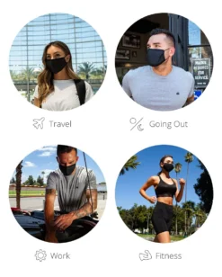 Nylon Solid Color Face Mask Masks & Bandanas