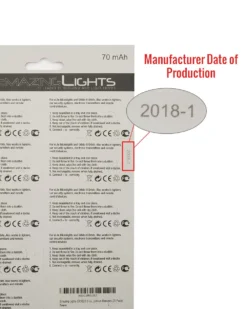 EmazingLights CR2450 Batteries Gloving Parts & Batteries