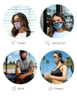 One By One Apparel Like Totally Y2K Filtered Face Mask Masks & Bandanas