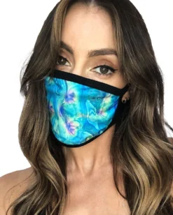 White Label Masks & Bandanas Acid Lagoon Face Mask