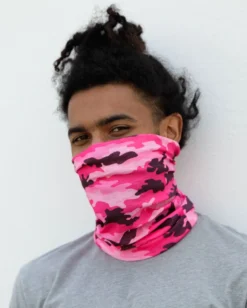 OhYes Pink Camo Seamless Mask Bandana Masks & Bandanas