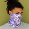 J.S. Industry Corp Masks & Bandanas Violet Roses Seamless Mask Bandana 1 J.S. Industry Corp Masks & Bandanas Violet Roses Seamless Mask Bandana
