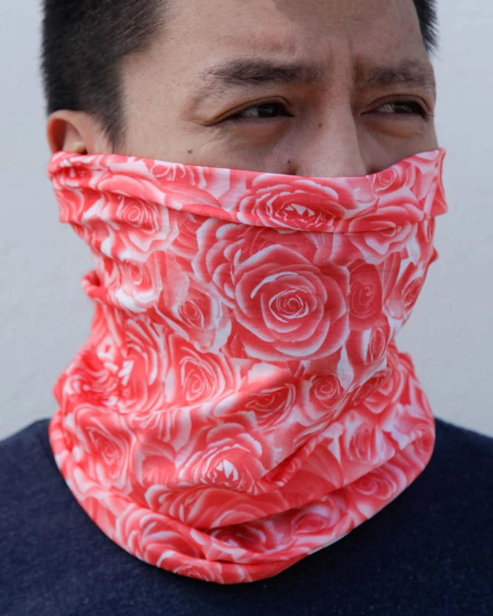 Andrew - Agent Field Of Roses Seamless Mask Bandana - Pink 3 Andrew - Agent Field Of Roses Seamless Mask Bandana - Pink