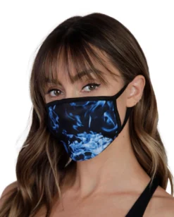 Nylon Masks & Bandanas Ignition Flame Face Mask