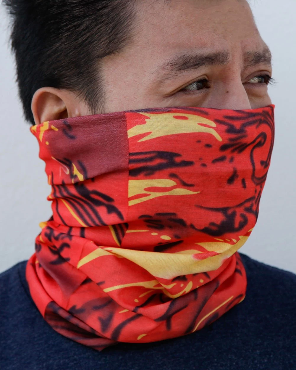 INTO THE AM Masks & Bandanas Inferno Marble Seamless Mask Bandana 3 INTO THE AM Masks & Bandanas Inferno Marble Seamless Mask Bandana