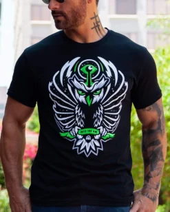 INTO THE AM T-Shirts & Tanks Chakra Owl Glow-in-the-Dark Tee