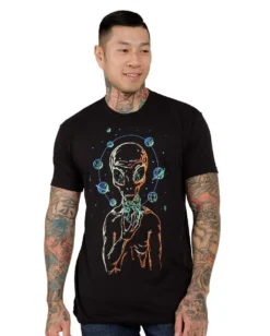 INTO THE AM Planetary Countdown Glow-in-the-Dark Tee