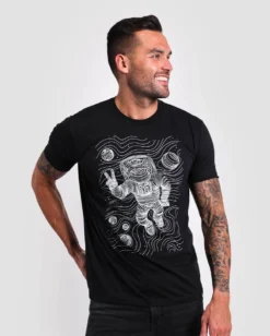 INTO THE AM Space Waves Glow-in-the-Dark Tee