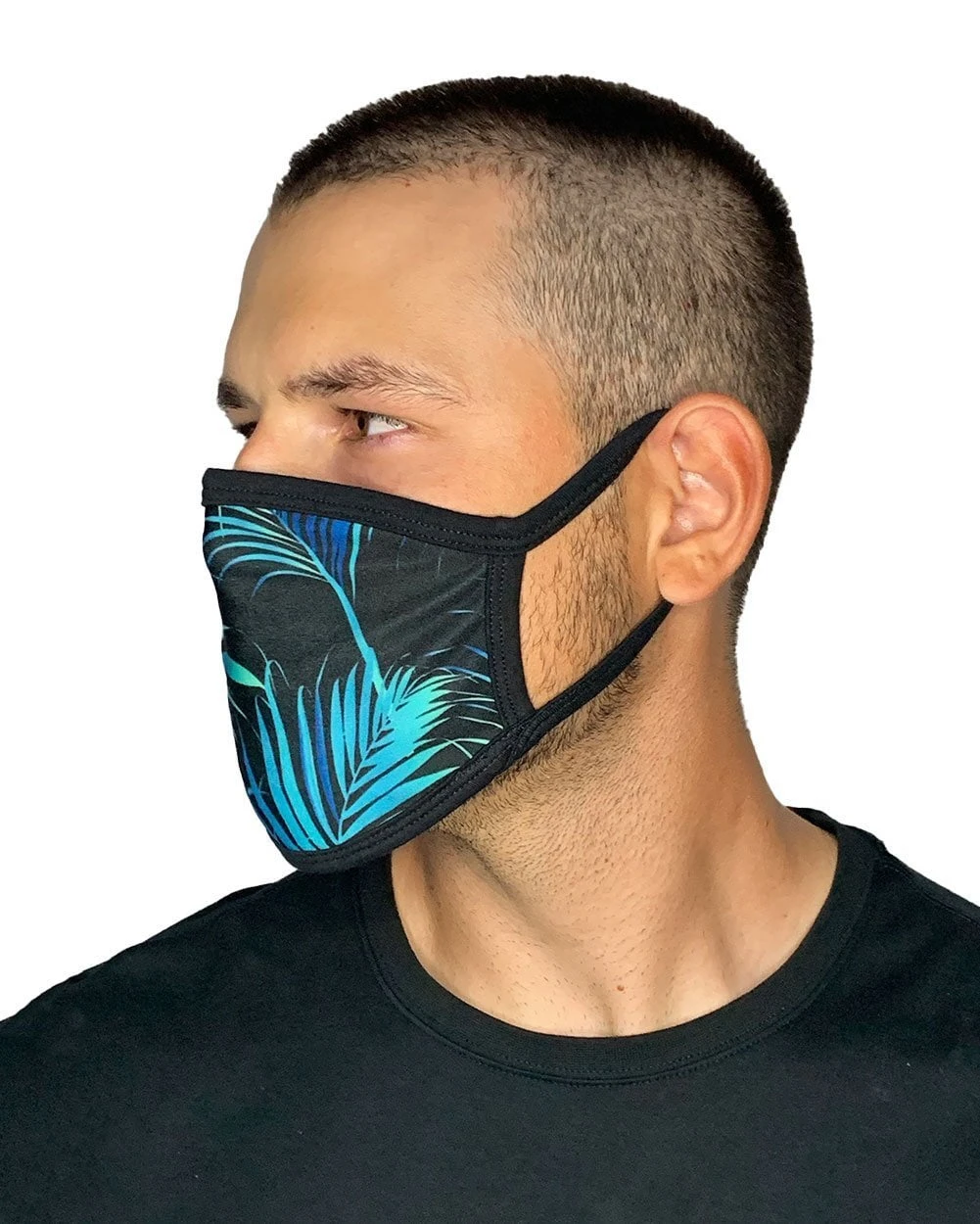 White Label Midnight Jungle Face Mask Masks & Bandanas 4 White Label Midnight Jungle Face Mask Masks & Bandanas