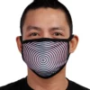 White Label Optical Illusion Face Mask Masks & Bandanas 1 White Label Optical Illusion Face Mask Masks & Bandanas