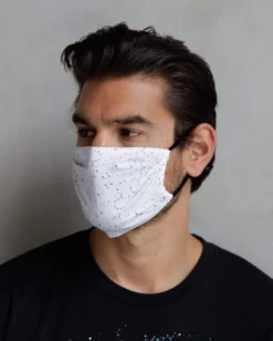 Fydelity Paint Splatter White Face Mask V2