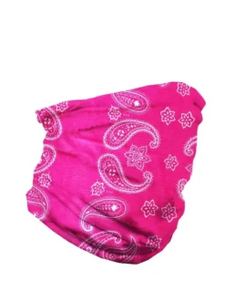 Andrew - Agent Masks & Bandanas Paisley Pink Seamless Mask Bandana