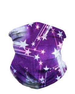 Kimtex Masks & Bandanas Purple Galaxy Seamless Mask Bandana