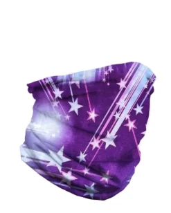 Kimtex Masks & Bandanas Purple Galaxy Seamless Mask Bandana
