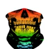 J.S. Industry Corp Rainbow Skeleton Seamless Mask Bandana
