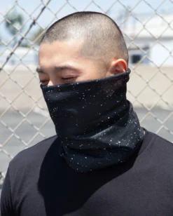 J.S. Industry Corp Paint Splatter Black Seamless Mask Bandana Masks & Bandanas