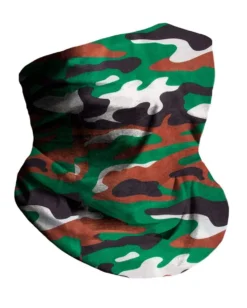 Kimtex Green Brown Combo Camo Seamless Mask Bandana