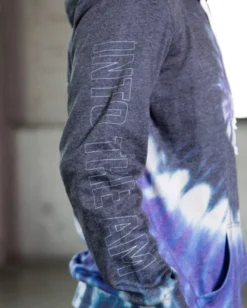 INTO THE AM Whirlpool Purple Tie-Dye Hoodie Hoodies